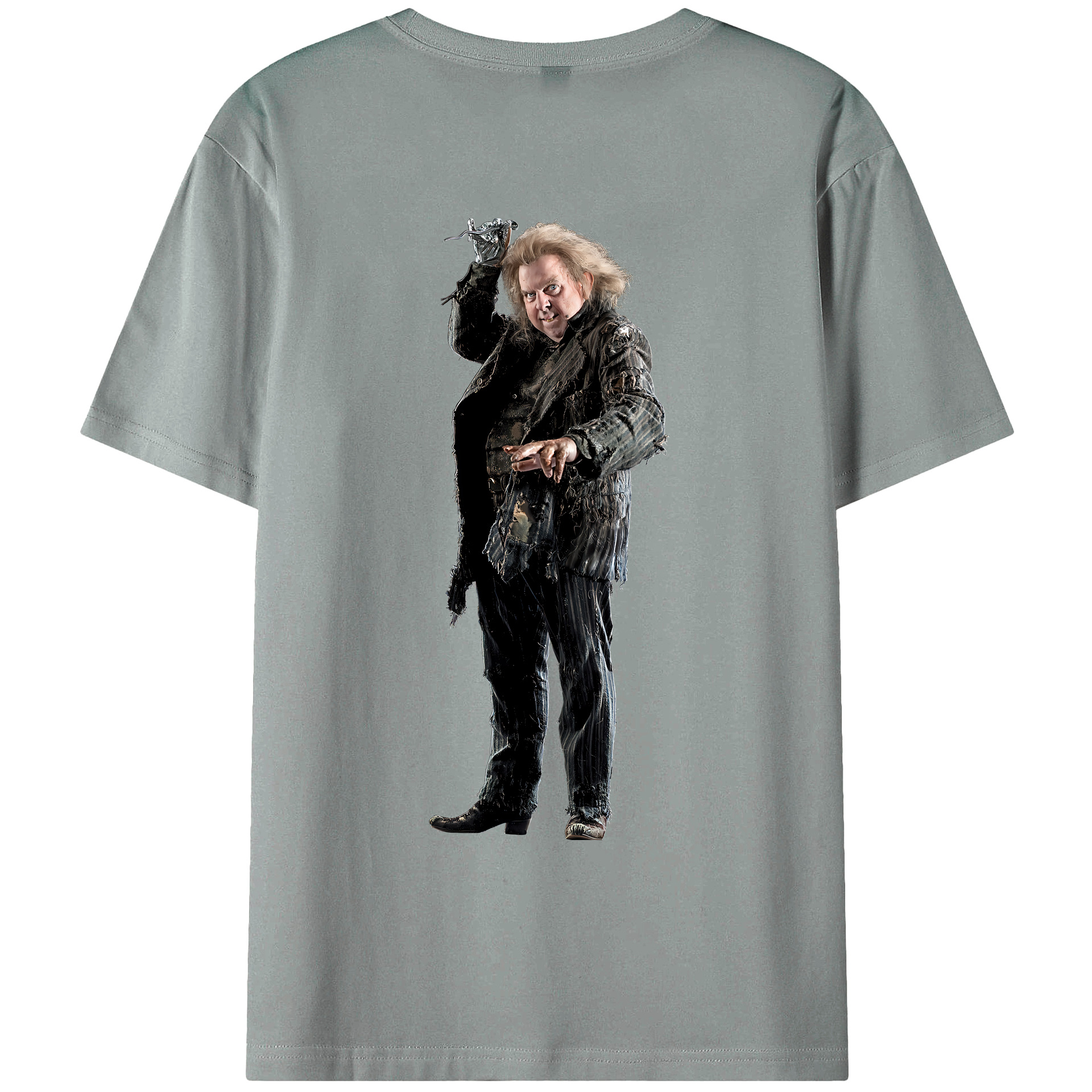 （画像用） Harry Potter ハリー・ポッターシリーズ 綿100％ メンズ半袖Tシャツ（バックプリント） 通気性